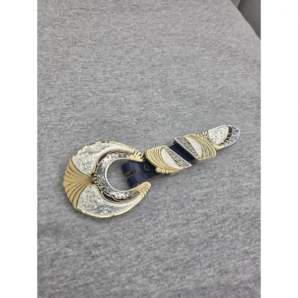 Montana Silversmiths 9400 Western Filigree 4 Piece Large Belt Buckle Set Ranger